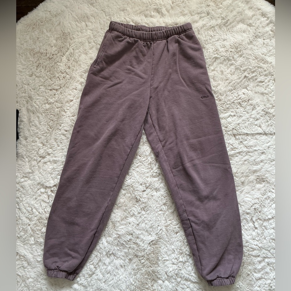 TNA Purple Sweatpants Relaxed Fit Joggers - Picture 1 of 6